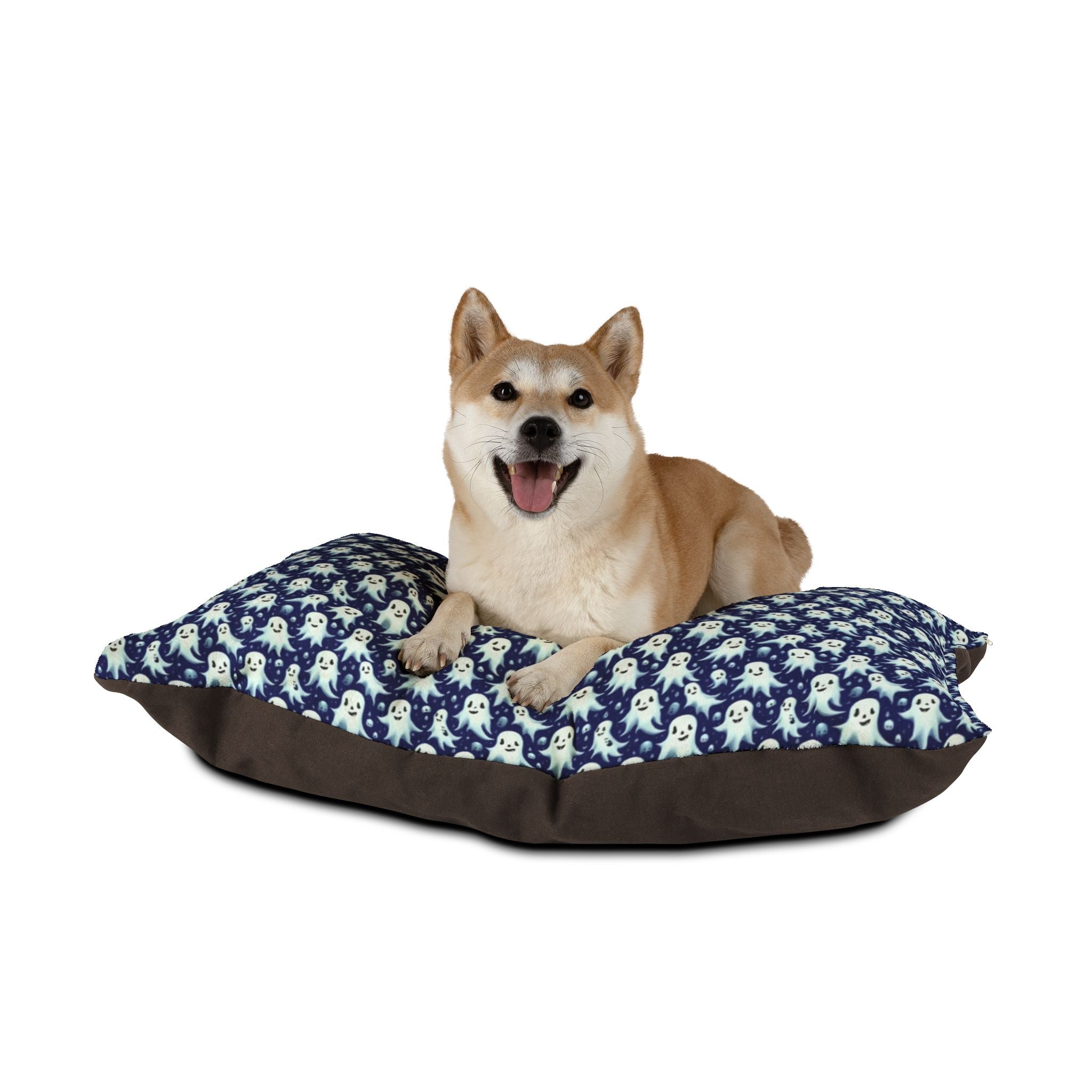 Travesuras de Medianoche: Patrón de Mil Fantasmas Amistosos - Cama para Mascotas Pet Zen