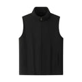 Zipper Stand Collar Double-sided Fleece Cardigan Fleece Vest