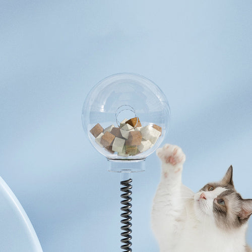 Cat Leakage Food 2 In 1 Toys Turntable Ball Toys Kitten Funny