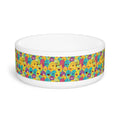Gamelle pour animaux de compagnie « Giggle Crowd of Rainbow Blob Critters »