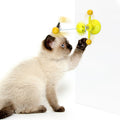 Spring man turns cat toy