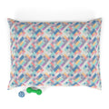 Tissage pixel pastel en harmonie diagonale - Lit pour animaux Pet Zen