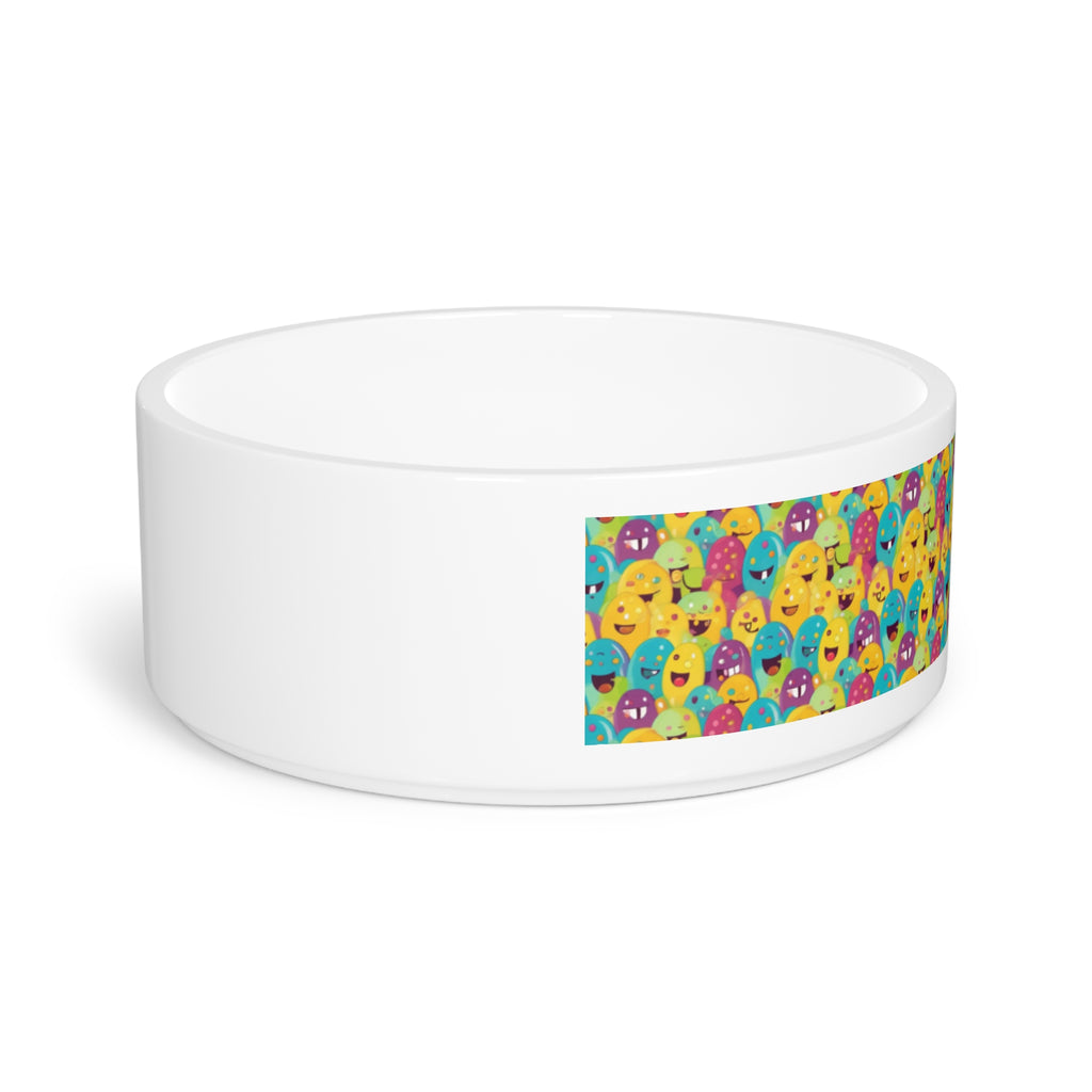 Gamelle pour animaux de compagnie « Giggle Crowd of Rainbow Blob Critters »