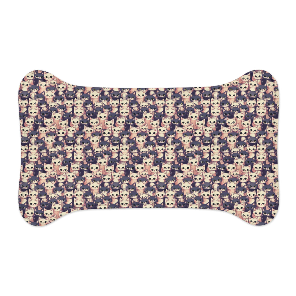 Endless Kittens in Pastel Parade - Pet Feeding Mat Pet Ze