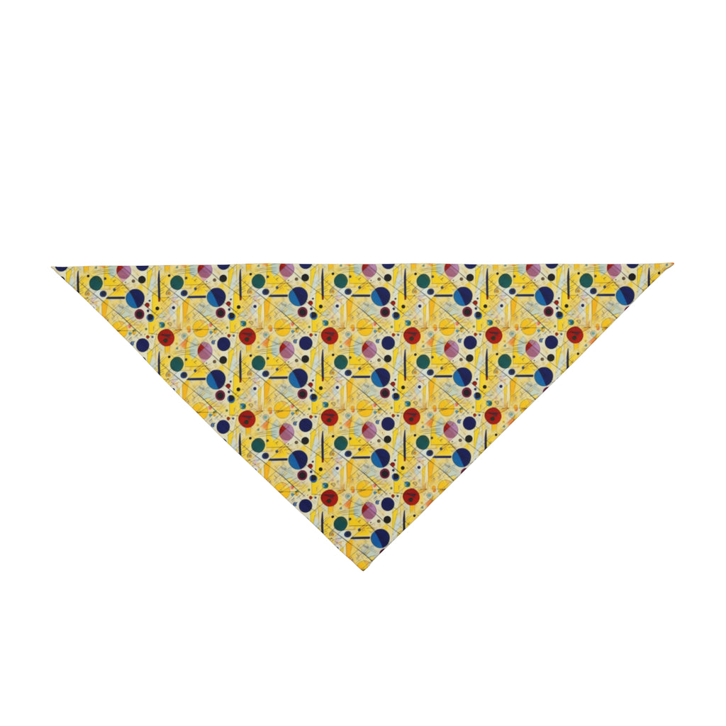 Geometría iluminada por el sol: Órbitas y líneas en movimiento repetitivo - Pet Bandana Pet Zen