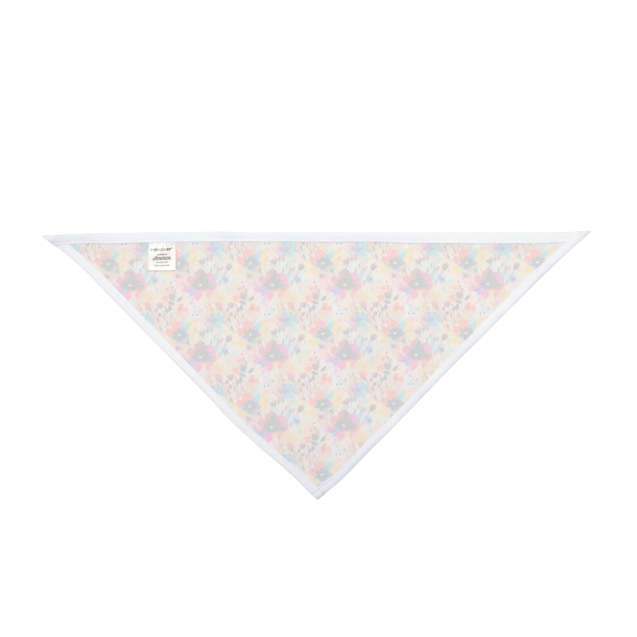 Confeti de flores silvestres en acuarela - Bandana para mascotas Pet Zen