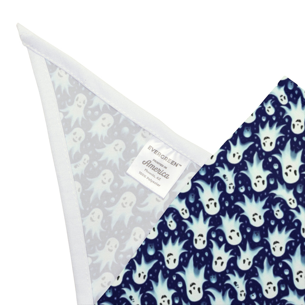 Farce nocturne : Motif Mille Fantômes amicaux - Bandana pour animaux de compagnie Pet Zen