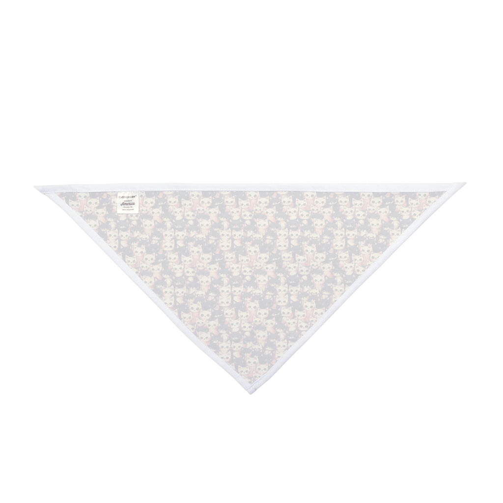 Des chatons à l'infini dans un défilé pastel - Bandana pour animaux de compagnie Pet Zen