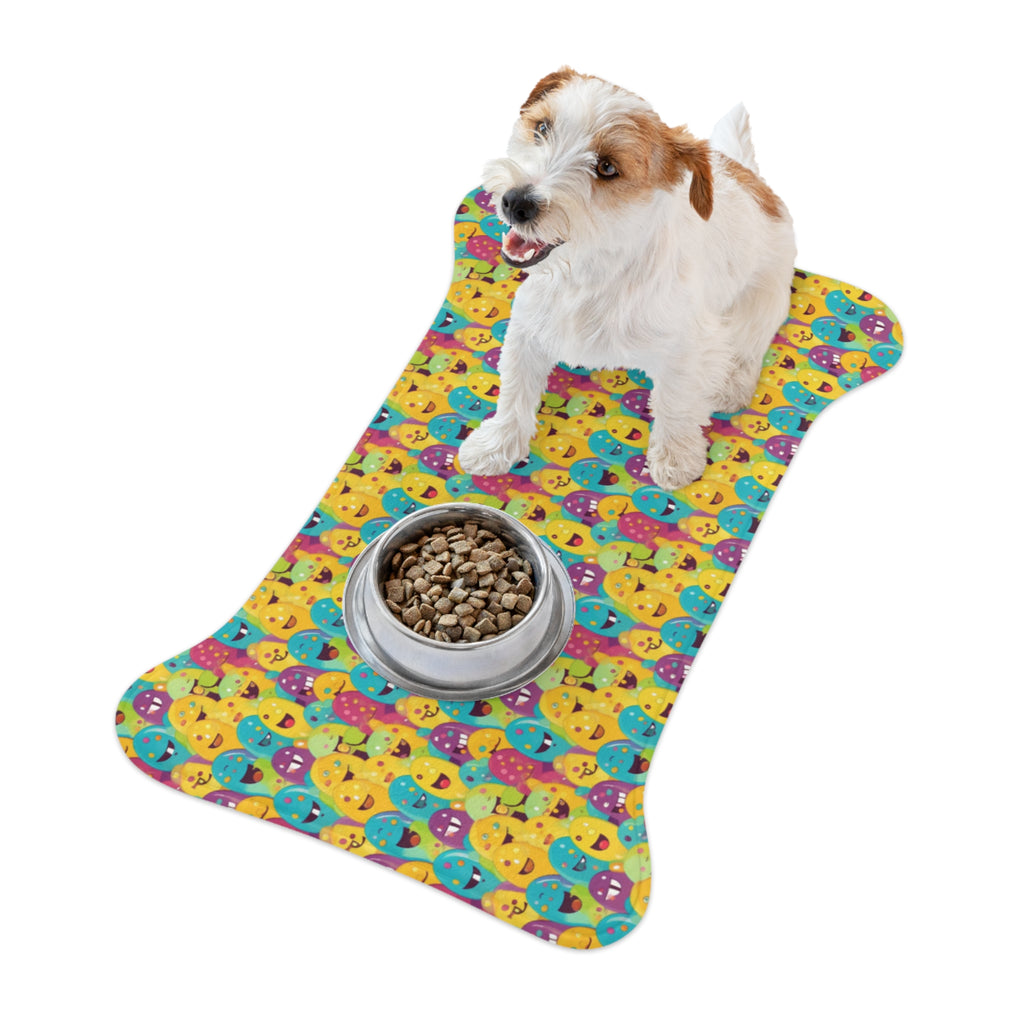 Giggle Crowd of Rainbow Blob Critters - Pet Feeding Mat Pet Ze