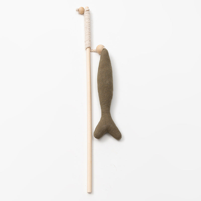 Fish rod funny cat stick