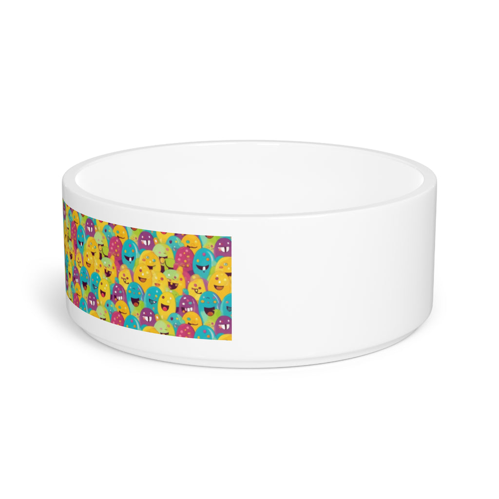 Gamelle pour animaux de compagnie « Giggle Crowd of Rainbow Blob Critters »