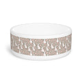 Blushing Meadow Bunny Parade Pattern - Pet Bowl
