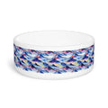 Endless Watercolor Mountain Waves - Pet Bowl