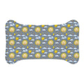 Smiling Suns in a Rainy Sky Pattern - Pet Feeding Mat Pet Ze