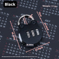Student password lock-black-1