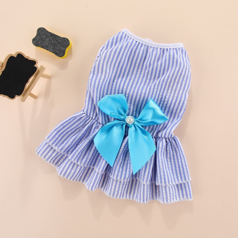 Pet-friendly Striped Fresh-layered Cake Skirt