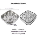 Non-slip Anti-choke 304 Stainless Steel Pet Slow Feeding Bowl