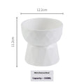 Ceramic High Foot Cervical Protection Pet Bowl