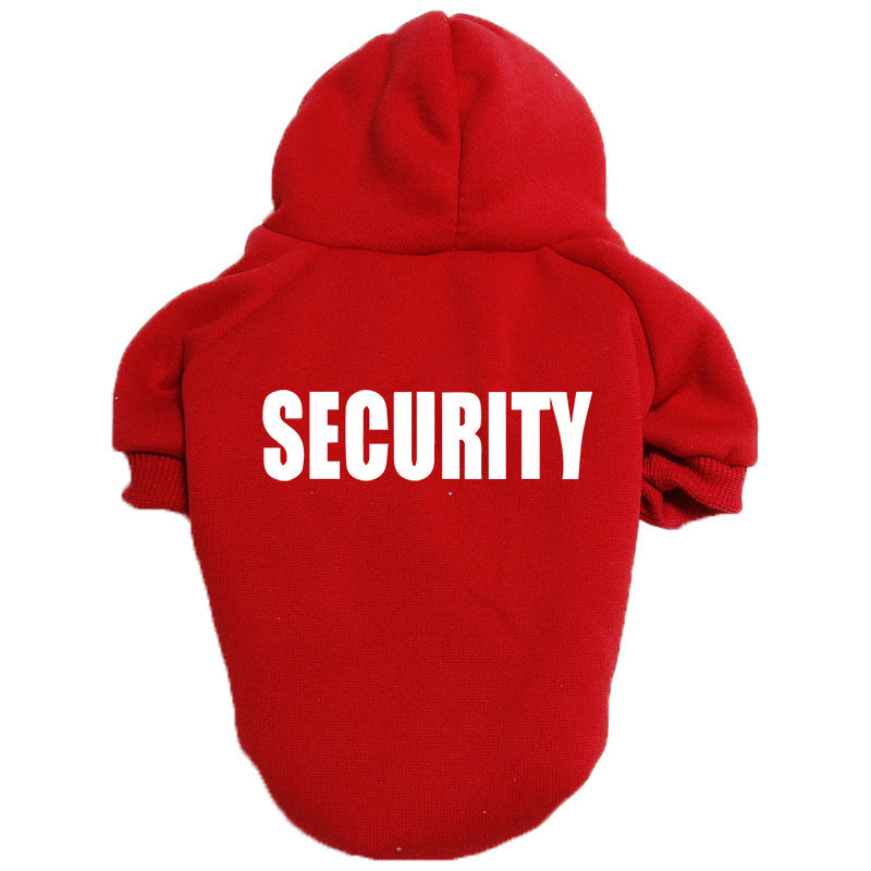 Solid Color Simple Warm Printed Pet Clothes