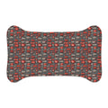 Tapis d'alimentation pour animaux Pet Ze - Motif engrenages et circuits pourpres