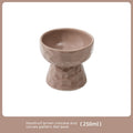 Ceramic High Leg Cervical Support Oblique Bowl
