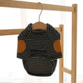 Striped Base-Layer Hoodie For Small Dogs