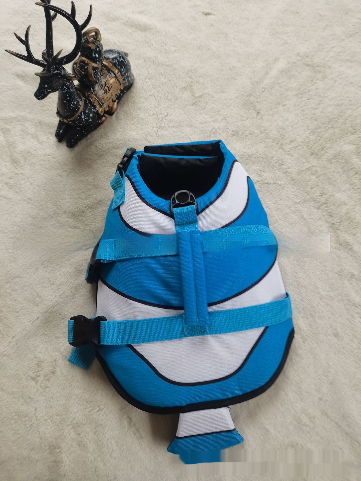 Simple And Versatile Striped Pet Life Jacket