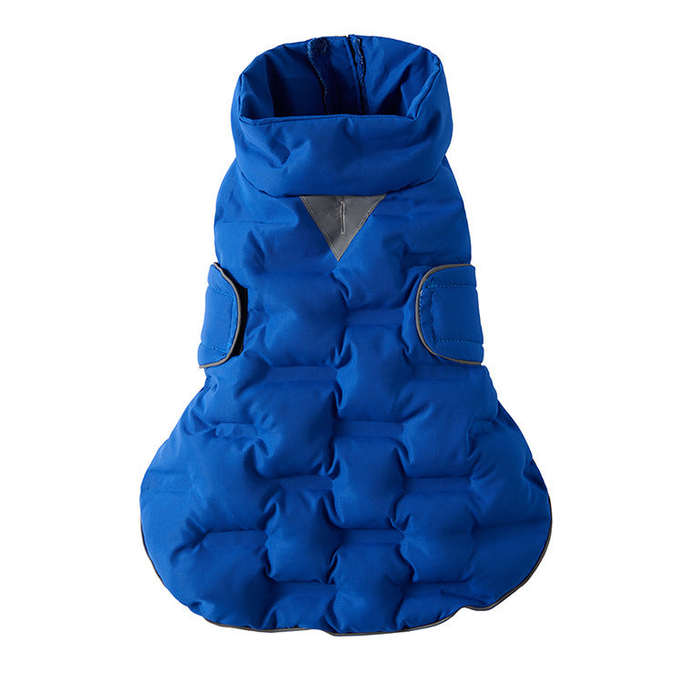 Water- And Wind-Resistant Velcro Jacket For Medium To Large Dogs