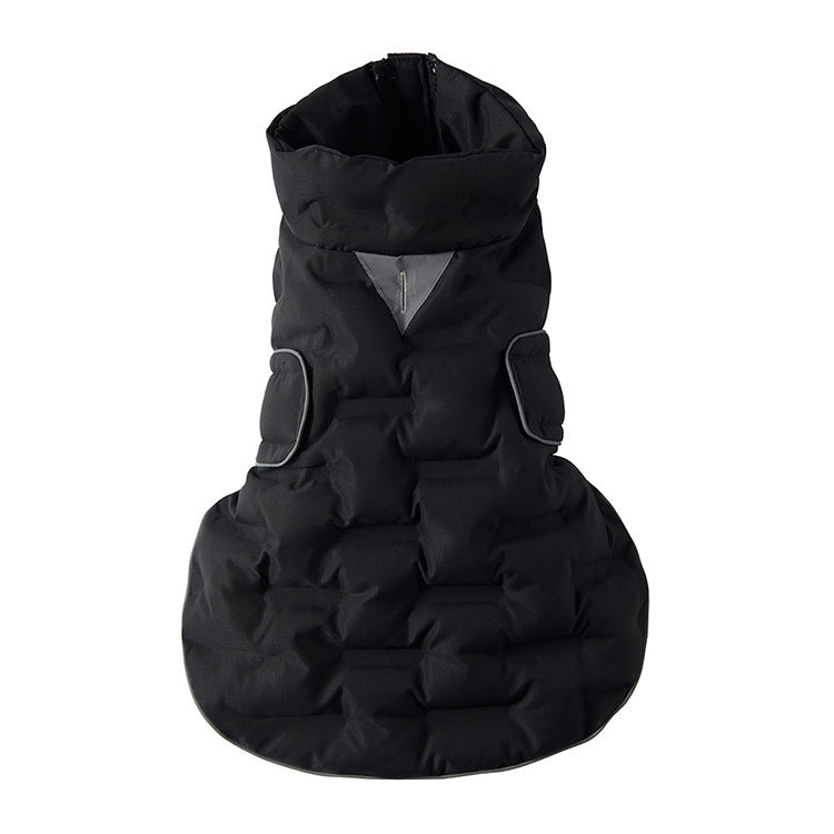 Water- And Wind-Resistant Velcro Jacket For Medium To Large Dogs
