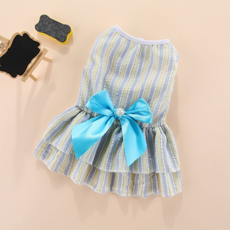 Pet-friendly Striped Fresh-layered Cake Skirt