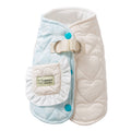 For Autumn And Winter, There Are Thick And Warm Heart-shaped Checkered Pocket Towing Vests, Cotton-padded Clothes, And Two-legged Pet Dog Clothes For Cats