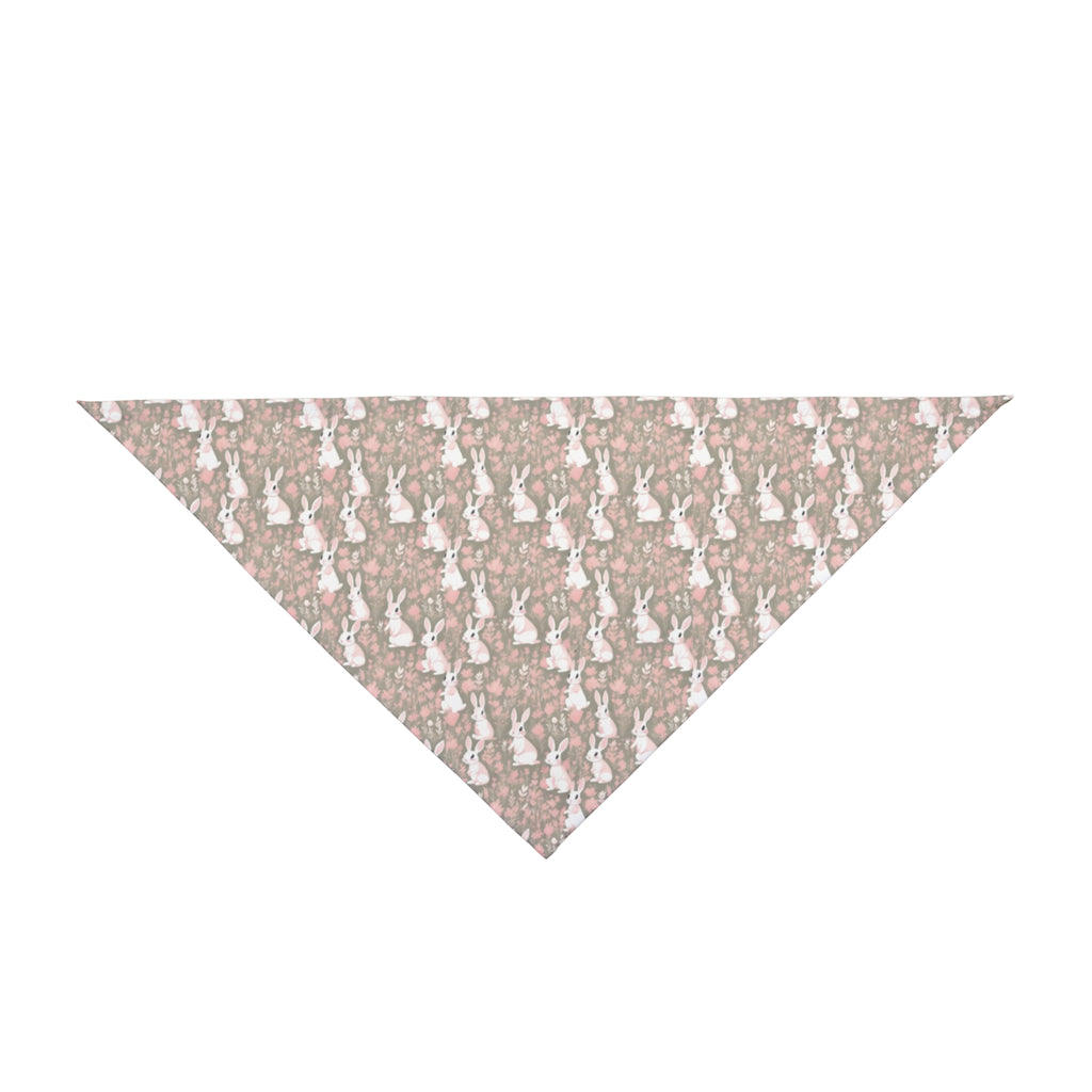 Blushing Meadow Bunny Parade Pattern - Pet Bandana Pet Zen