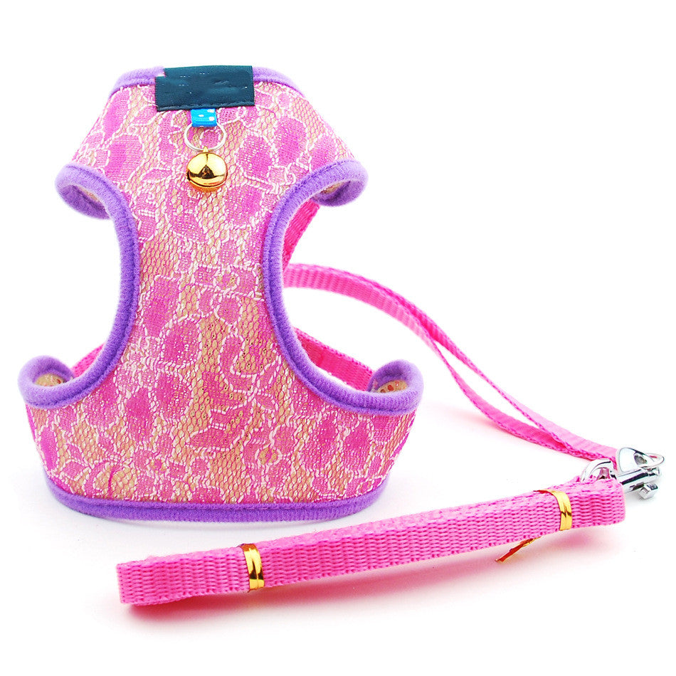 Pet Dog And Cat Undershirt Type Leash Chest Harness