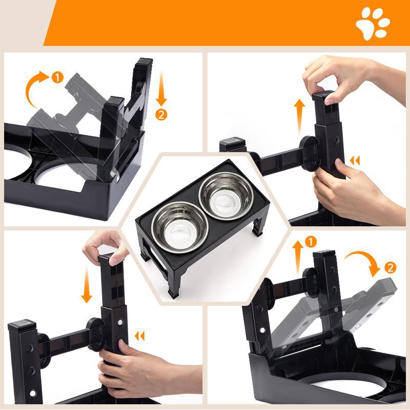Pet Lifting Feeding Bowl Neck Protection Anti-tumble Medium Large Dog Dedicated
