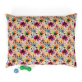 Confeti de flores silvestres en acuarela - Cama para mascotas Pet Zen