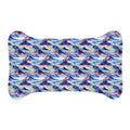 Endless Watercolor Mountain Waves - Pet Feeding Mat Pet Ze