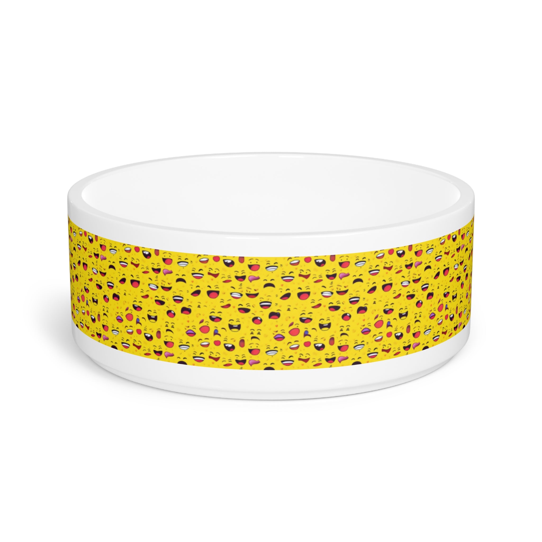 Sonrisas infinitas: Un mar de caras sonrientes - Pet Bowl