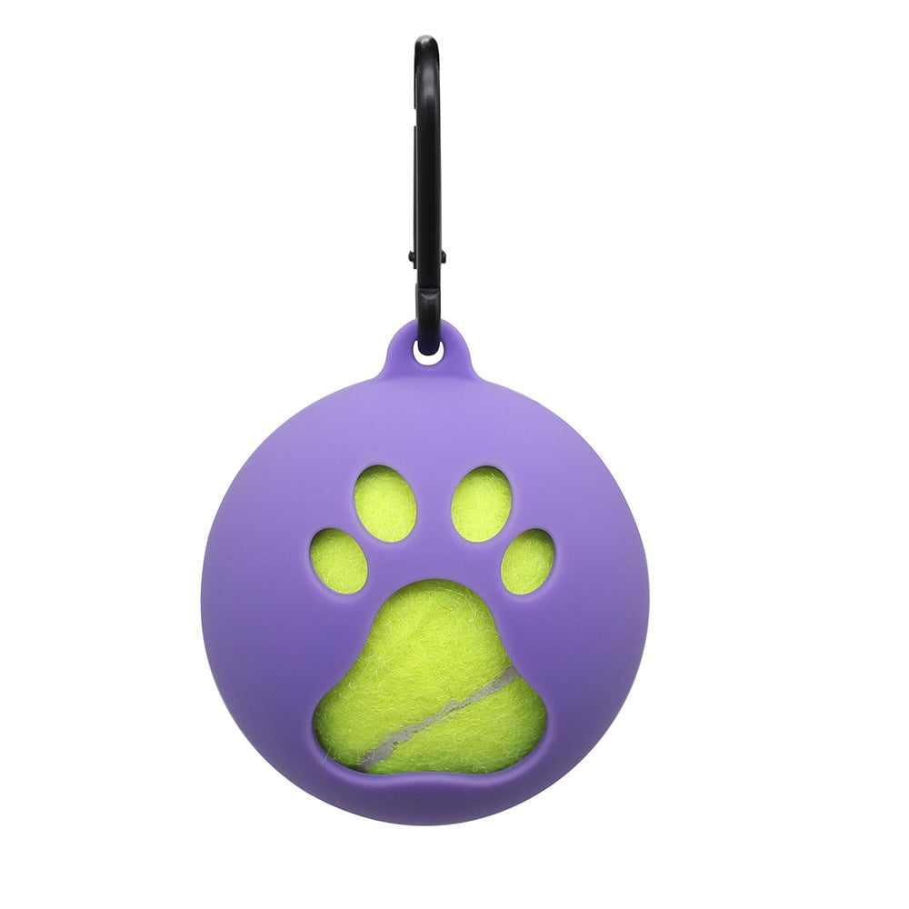 Tennis Bracket Portable Hands-free Dog Walking Supplies Training Ball Sheath
