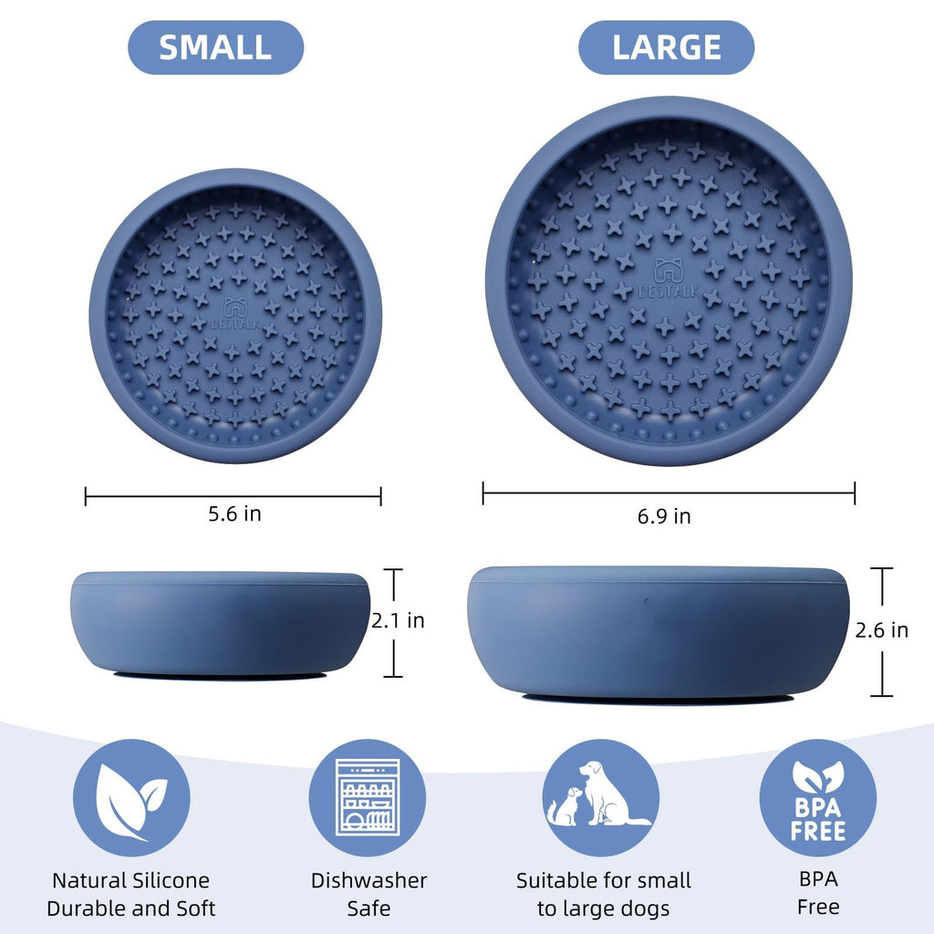 Anti-slip Frozen Licking Bowl For Cats And Dogs To Help Relieve Anxiety