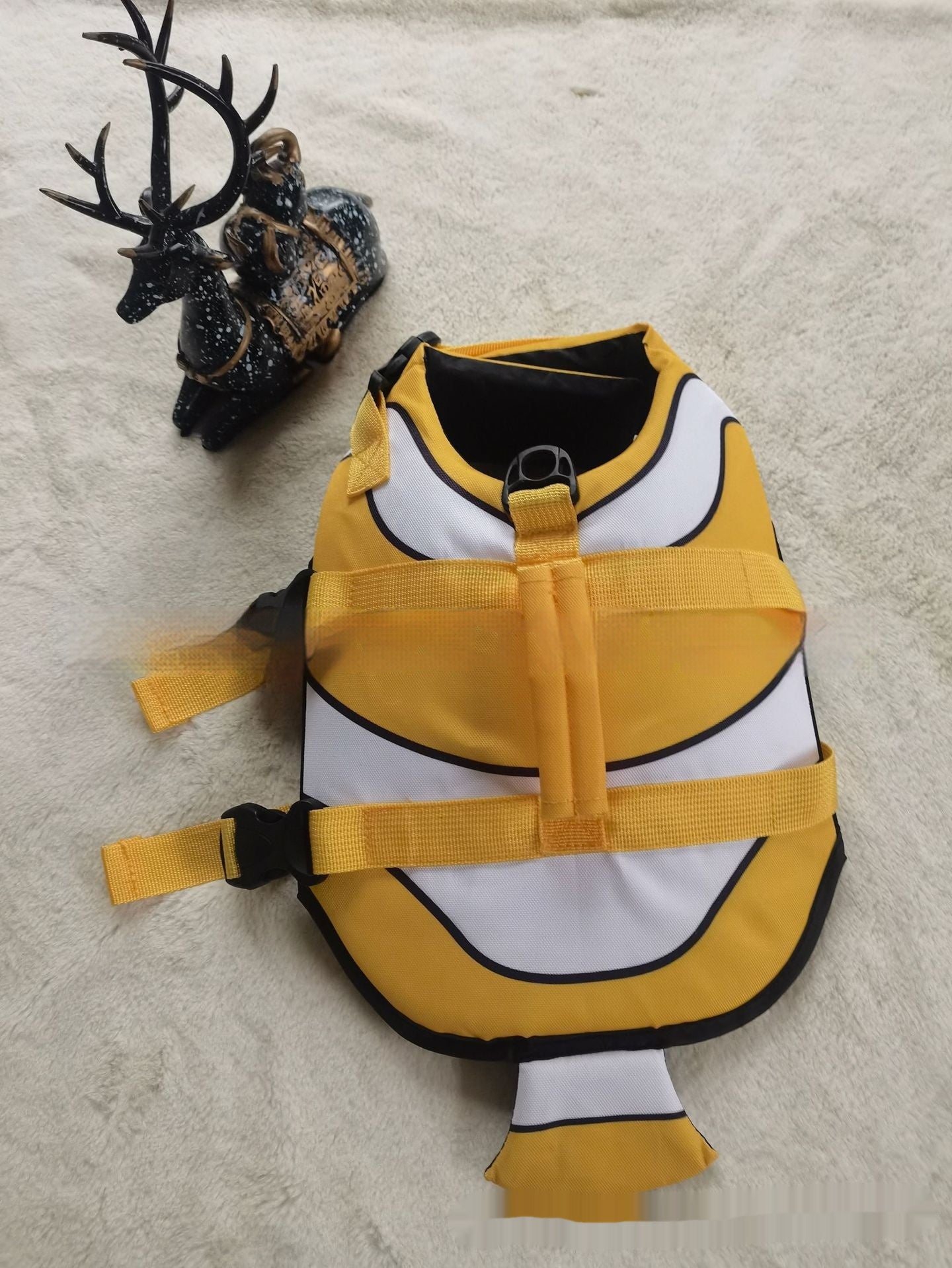 Simple And Versatile Striped Pet Life Jacket