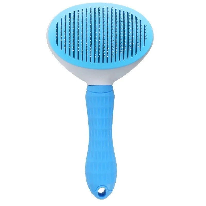 Cepillo para perros, peine para gatos, cepillo autolimpiante para quitar el pelo de mascotas para perros y gatos, herramientas de aseo para mascotas, peine desenredante, accesorios para perros
