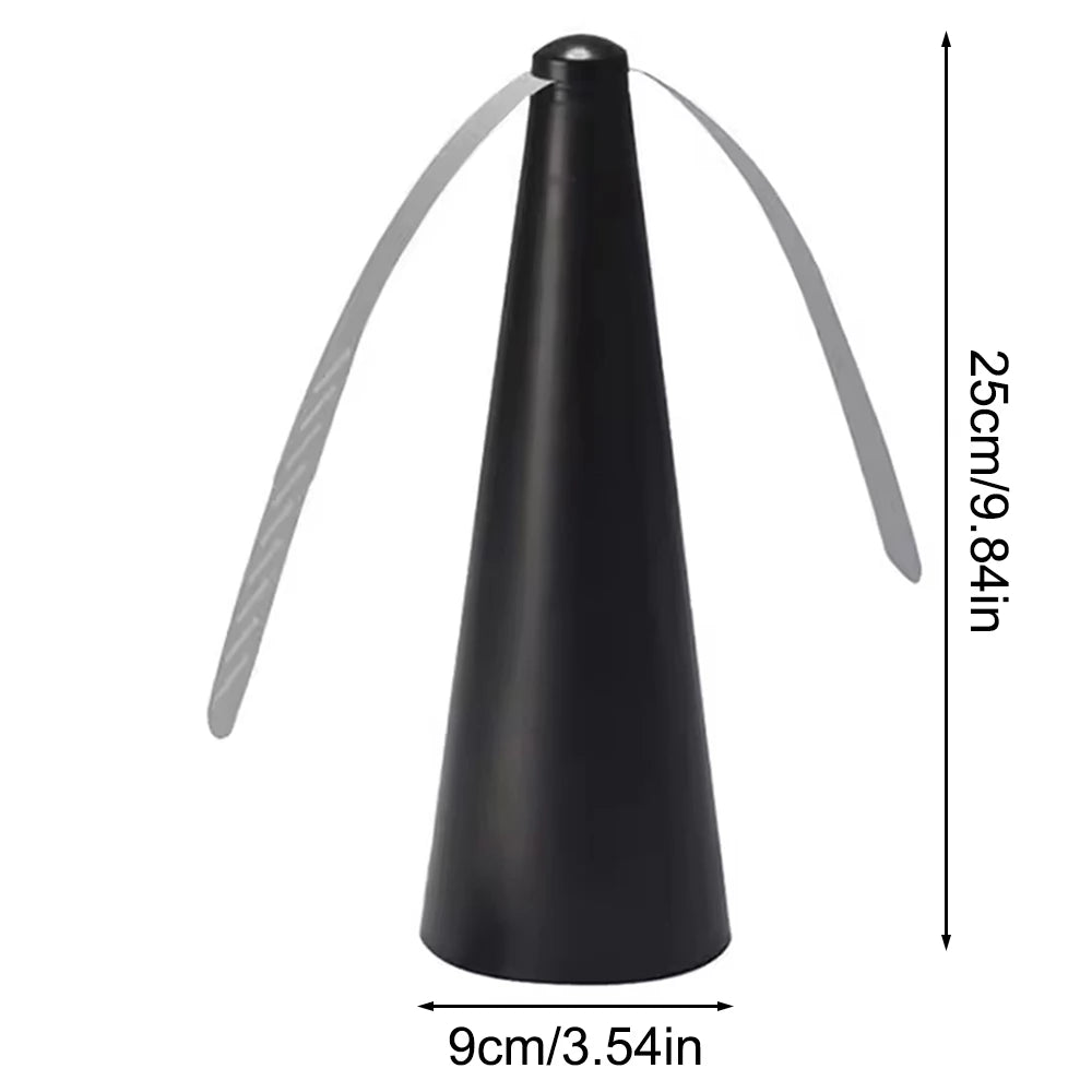 1PC Indoor and outdoor household automatic fly trap, battery fly fan, multifunctional fly repellent