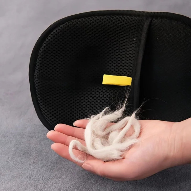 Gants réutilisables pour retirer les poils d'animaux, gants de toilettage double face pour canapé, tapis, maison, outil de ramassage des poils d'animaux, accessoires pour animaux de compagnie
