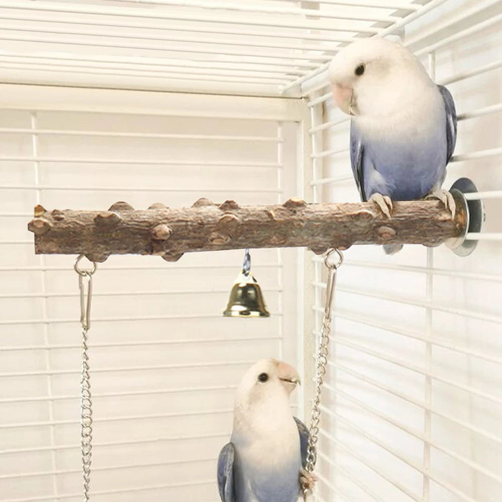 1PC Parrot suspension bridge toys, bird toys, swing supplies, claw grinding, pole standing, birdcage accessories