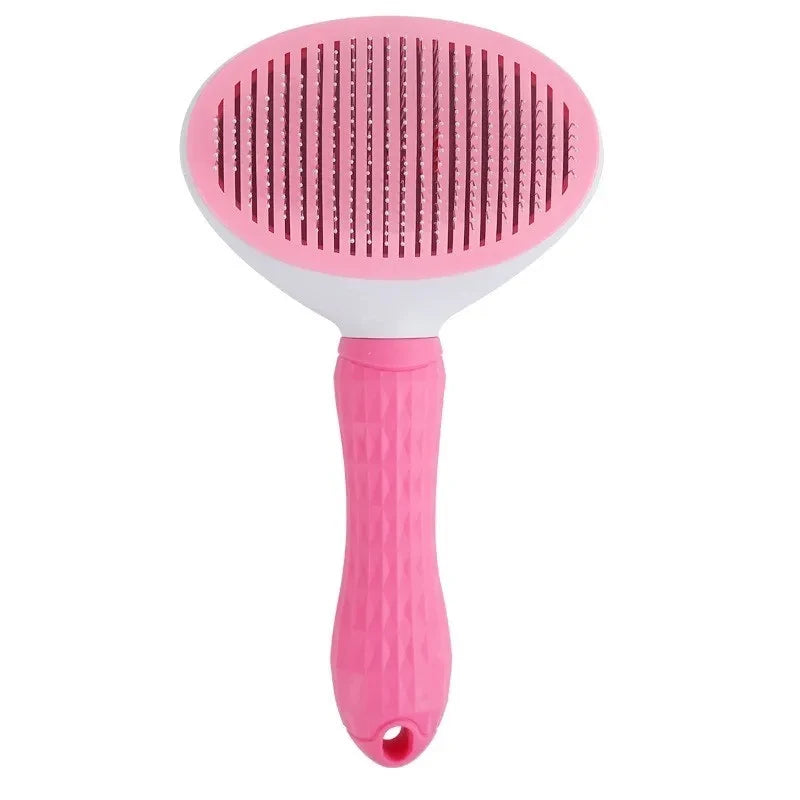 Cepillo para perros, peine para gatos, cepillo autolimpiante para quitar el pelo de mascotas para perros y gatos, herramientas de aseo para mascotas, peine desenredante, accesorios para perros