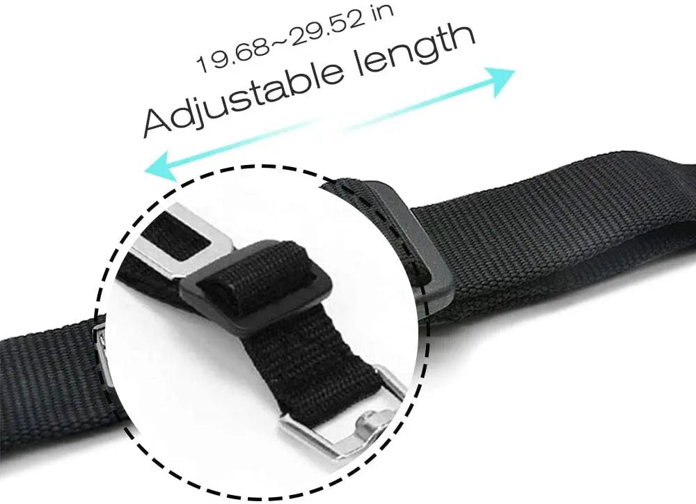 Ceinture de sécurité réglable pour chien et chat, attache de sécurité pour animal de compagnie, laisse et clip de traction, colliers et accessoires pour chien.