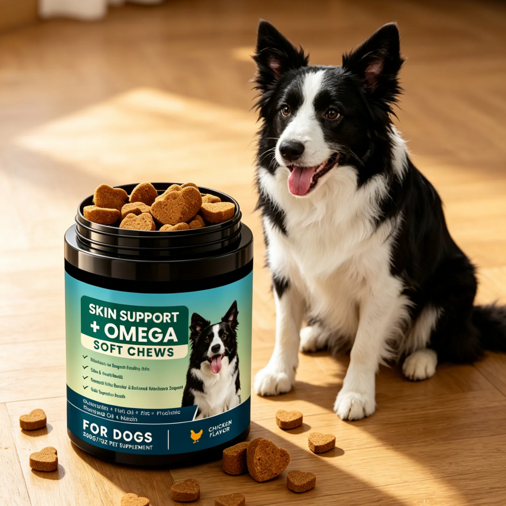 Kriath Pet Nutrition Friandises Molles Nutrition Intense Santé Digestive Intestinale Alimentation Facile Formule Sûre Complément pour Chiens Friandises Molles 200g