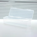 1PC Transparent Clamshell Storage Box Game Cards Card Storage Box Portable Board Game Plastic Box Organizer Box
