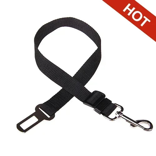 Ceinture de sécurité réglable pour chien et chat, attache de sécurité pour animal de compagnie, laisse et clip de traction, colliers et accessoires pour chien.