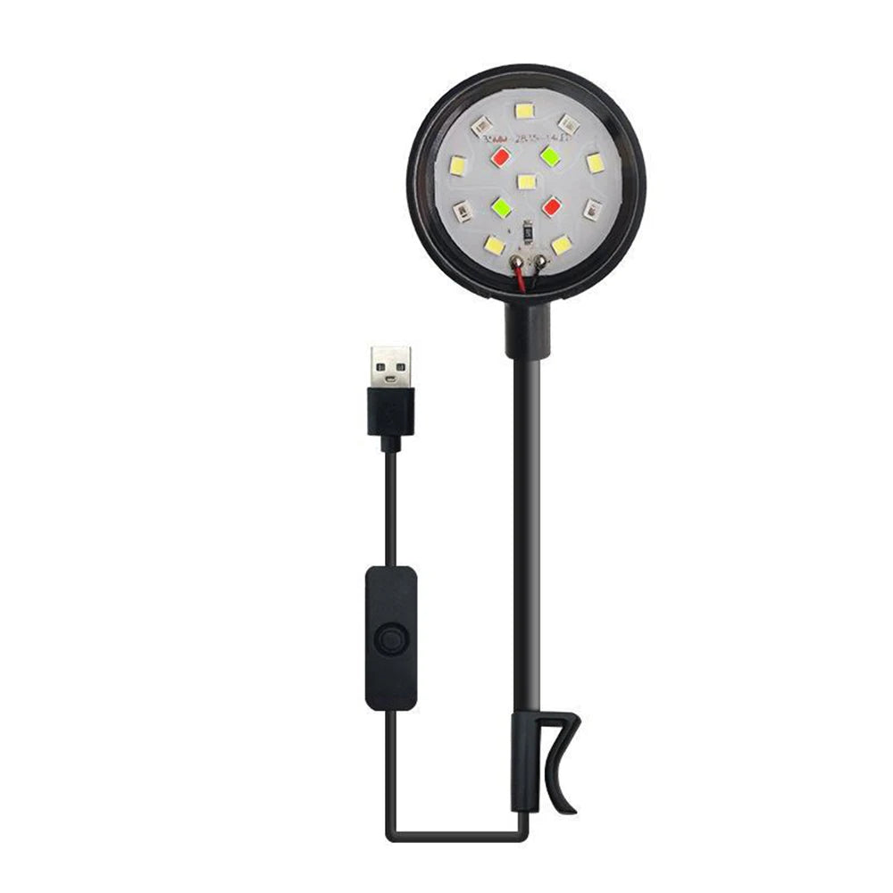 1PC Small Fish Tank Led Light Aquatic Grass Lighting Mini Fill Light Waterproof Aquarium Landscaping Accessories